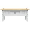 vidaXL Coffee Table Mexican Pine Corona Range White 100x55x45 cm