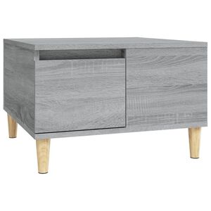 vidaXL Coffee Table Grey Sonoma 55x55x36.5 cm Engineered Wood