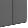 vidaXL Hanging Headboard Wall-mounted Dark Grey 150 x 55 x 5 cm Fabric