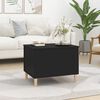 vidaXL Coffee Table Black 60x44.5x45 cm Engineered Wood