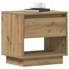 vidaXL Nightstand 2 pcs Artisan Oak 45 x 34 x 44 cm Engineered Wood