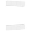 vidaXL TV Cabinets 4 pcs White 60x30x30 cm Engineered Wood