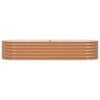 vidaXL Raised Bed Brown 240 x 80 x 44 cm Steel