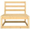 vidaXL 4 Piece Garden Lounge Set Solid Wood Pine