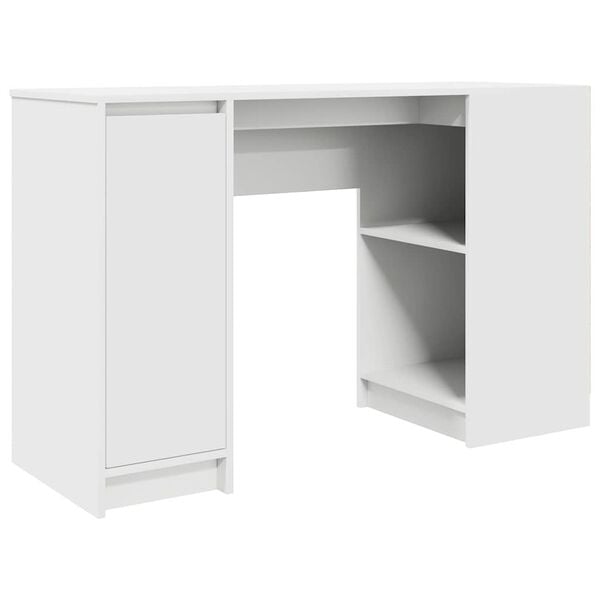vidaXL Desk White 120x42x76 cm Engineered Wood