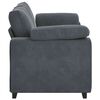 vidaXL Loveseat Sofa Dark Grey 180x77x82 cm Velvet