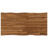 vidaXL Live Edge Table Top 100 x 60 x 3.5 cm Rectangular Natural