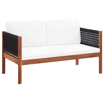 vidaXL Garden Sofa 2-Seater Solid Acacia Wood