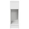 vidaXL Bedside Cabinets with Drawer 2 pcs White 20x36x60 cm
