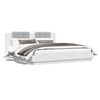 vidaXL Bed Frame without Mattress White 180x200 cm