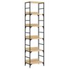 vidaXL Bookshelf Sonoma Oak 50x33x188,5 cm Engineered Wood