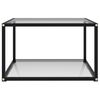 vidaXL Coffee Table Transparent 60x60x35 cm Tempered Glass