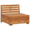 vidaXL 2 Piece Garden Lounge Set with Cushions Solid Acacia Wood