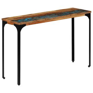 vidaXL Console Table | Multicolour | Reclaimed wood, Powder-coated steel