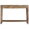 vidaXL Console Table Solid Mango Wood 118x30x80 cm