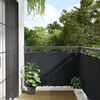 vidaXL Balcony Screen Oxford Fabric 90x600 cm Anthracite