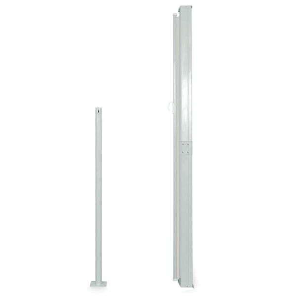 vidaXL Retractable Side Awning 160 x 500 cm Black