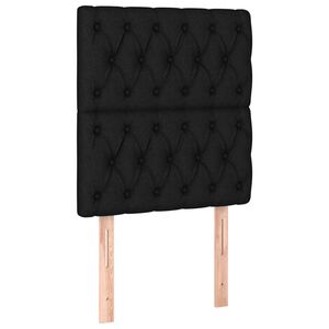 vidaXL Headboards 2 pcs Black 80 cm Fabric