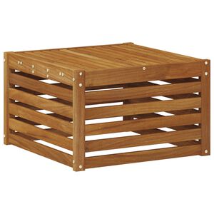 vidaXL Outdoor Table Solid Acacia Wood Natural 59 x 59 x 37 cm