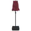 vidaXL Double-Head Garden Parasol Bordeaux Red 316x145 cm