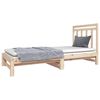 vidaXL Pull-out Day Bed without Mattress 2x(90x190) cm