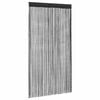 vidaXL String Curtains 2 pcs 140x250 cm Black