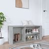 vidaXL Shoe Cabinet Concrete Grey 100x35x45 cm Engineered Wood