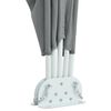 vidaXL Collapsible Terrace Side Awning Grey 400x200 cm