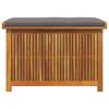 vidaXL Outdoor Cushion Box 90x50x60.5 cm Solid Wood Acacia