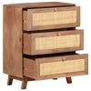 vidaXL Sideboard 61x35x76 cm Solid Mango Wood