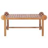 vidaXL Coffee Table 100x50x45 cm Solid Teak