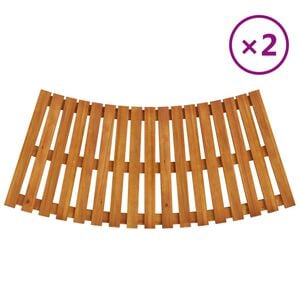 vidaXL Spa Steps 2 pcs Solid Wood Acacia