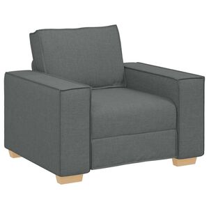 vidaXL Sofa Chair Dark Grey 100x78x84 cm Fabric