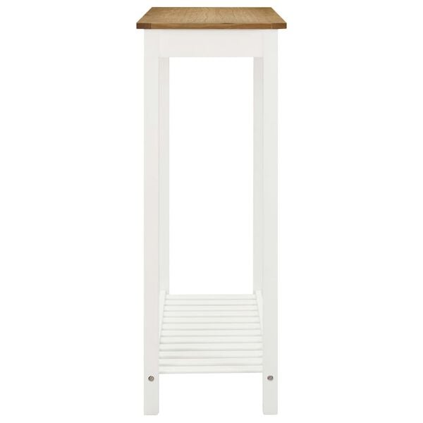 vidaXL Bar Table 100x40x110 cm Solid Oak Wood