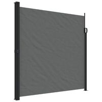 vidaXL Retractable Side Awning Anthracite 200x500 cm