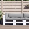 vidaXL Pallet Cushions 3 pcs Grey Fabric