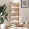 vidaXL Book Cabinet/Room Divider 60x30x167.5 cm Solid Wood Pine