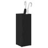 vidaXL Umbrella Stand Black Oak 20 x 20 x 55.5 cm Engineered Wood
