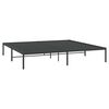 vidaXL Metal Bed Frame without Mattress Black 183x213cm