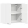 vidaXL Hanging Cabinet Lyon High Gloss White 60x31x60 cm Engineered Wood