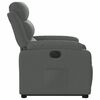 vidaXL Electric Stand up Recliner Chair Dark Grey Fabric