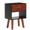 vidaXL Solid Acacia Wood Bedside Cabinet 40x30x57 cm