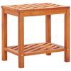 vidaXL Side Table | Natural wood | Solid acacia wood | Small | Durable