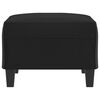 vidaXL Footstool Black 70x55x41 cm Faux Leather