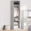 vidaXL Wardrobe Concrete Grey 50x50x200 cm Engineered Wood
