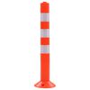 vidaXL Traffic Control Bollards 5 pcs Plastic 75 cm