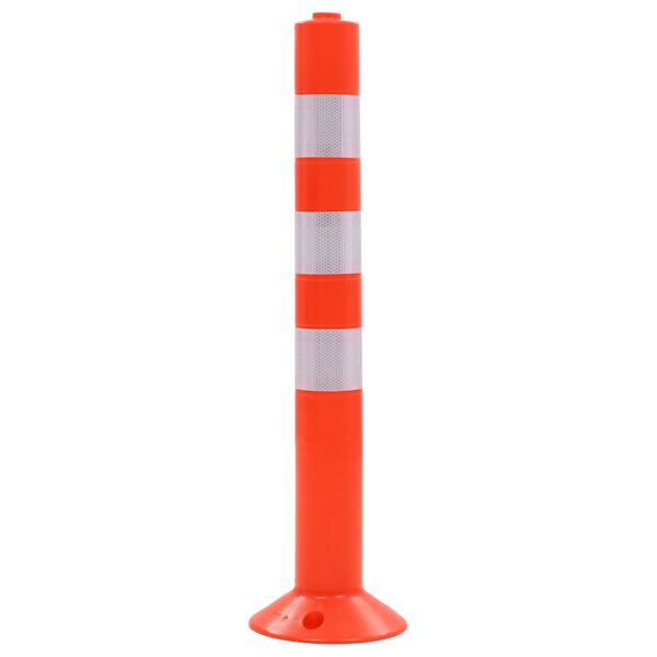 vidaXL Traffic Control Bollards 5 pcs Plastic 75 cm