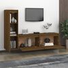 vidaXL TV Cabinets 3 pcs Honey Brown Solid Wood Pine