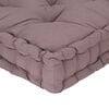 vidaXL Pallet Floor Cushion Cotton 120x40x7 cm Taupe
