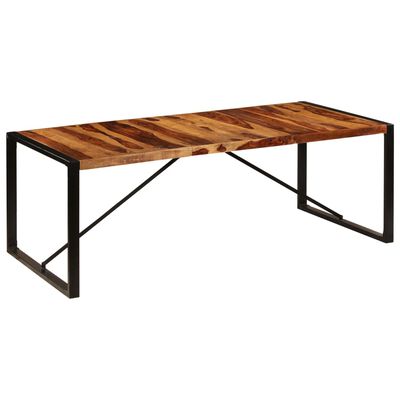 vidaXL Dining Table 220x100x75 cm Solid Sheesham Wood